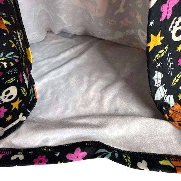 NWT Monday’s Child Girl's Black Halloween Themed Stretch A-Line Skirt Size 12 - Picture 4 of 8